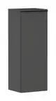Hansgrohe-HG-Xelu-Q-Halbhochschrank-Diamantgrau-Matt-400-350-Tueranschlag-rechts-Mattschwarz-54132670 gallery number 1
